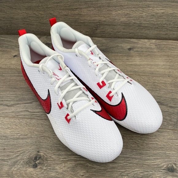 Nike Vapor Edge Speed 360 2 TB Football Cleats Mens Size 16 White Red FQ4045-102 main image 4